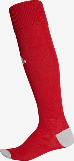 ADIDAS SPORTSWEAR Chaussettes de sport 'Milano' en rouge / blanc, Vue avec produit