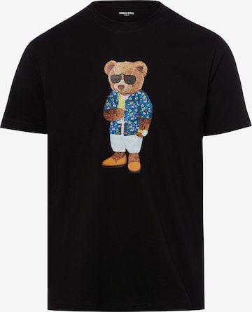 T-Shirt ' Champagne Bear ' Chill Pill en noir : devant