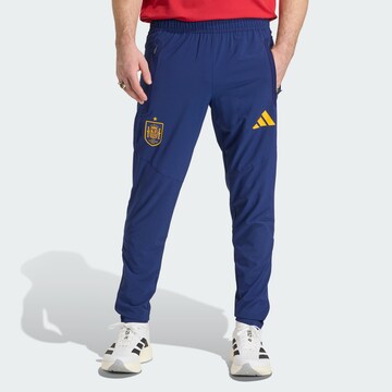 Effilé Pantalon de sport 'Spanien Tiro' ADIDAS PERFORMANCE en bleu : devant