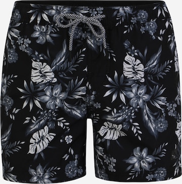 Superdry Board Shorts in Black: front