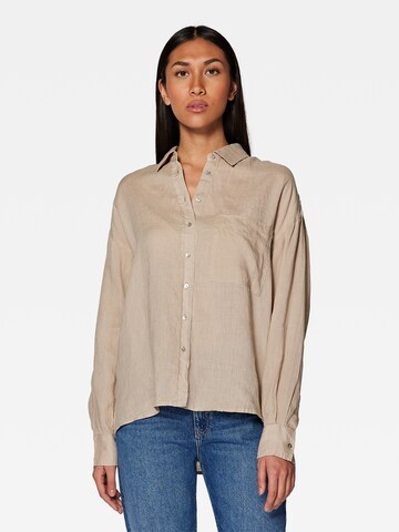 Mavi Blouse in Beige: front