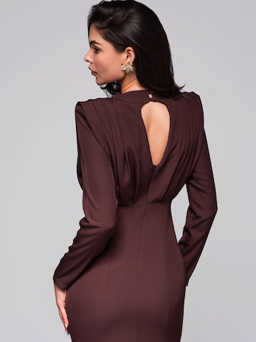 Ombre - Vestido de noche en marrón