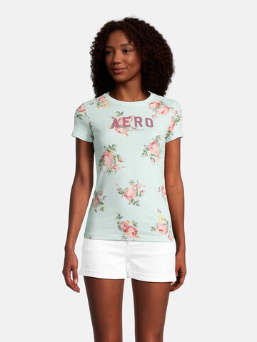 AÉROPOSTALE Shirt in Groen: voorkant