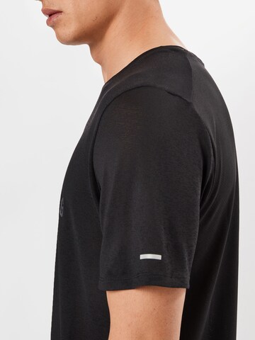 NIKE Sportshirt 'Miler Run Division' in Schwarz