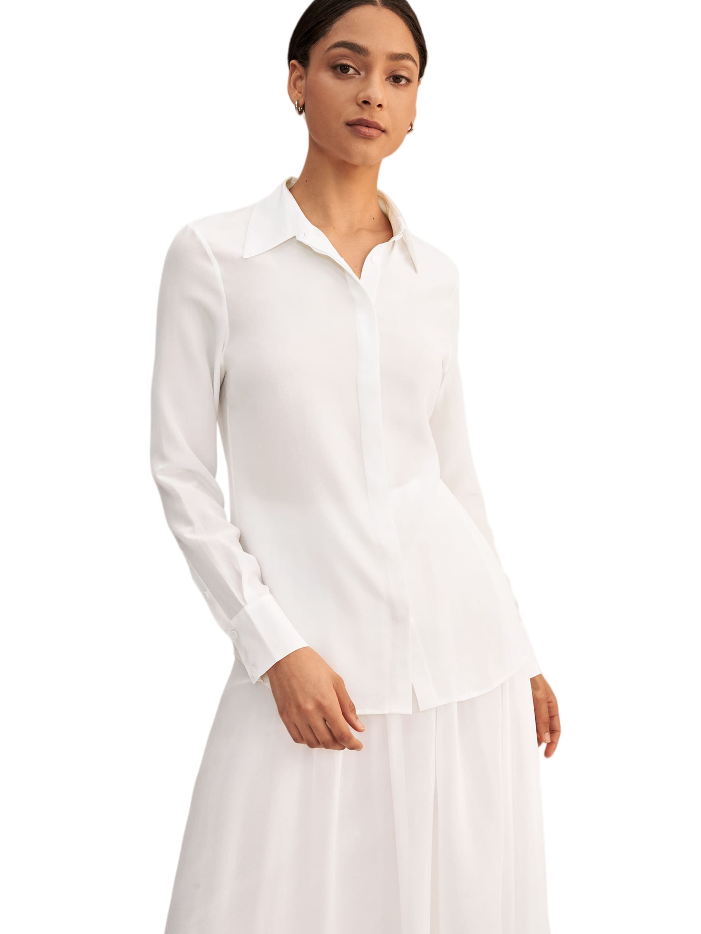 Lilysilk Bluse‌‌‌ in Weiß: Vorderseite