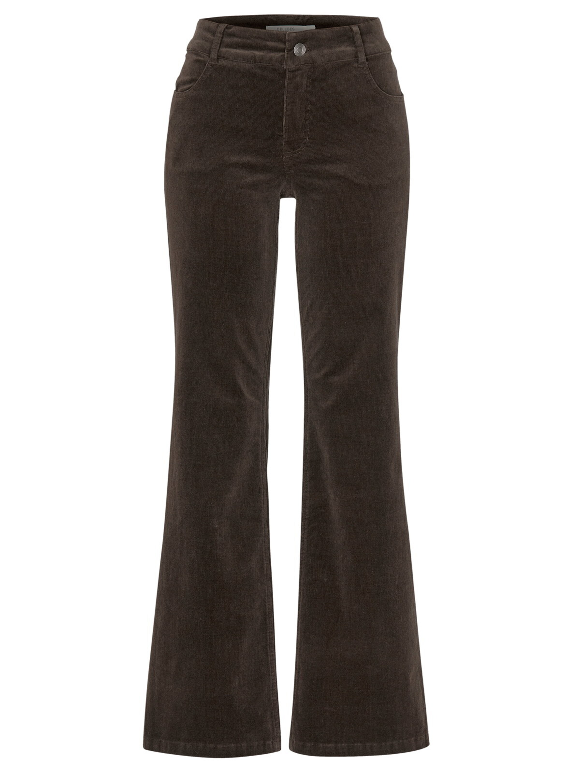 Wide Leg Pantalon Cellbes of Sweden en marron : devant