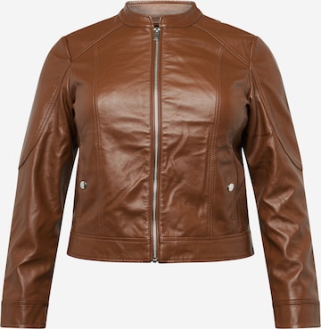 Vero Moda Curve Between-season jacket 'SIA' in Brown: front