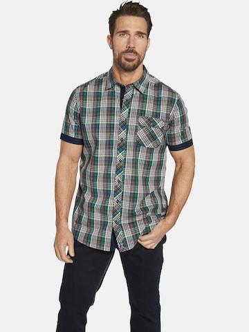 Jan Vanderstorm Comfort fit Button Up Shirt ' Josak ' in Mixed colors: front