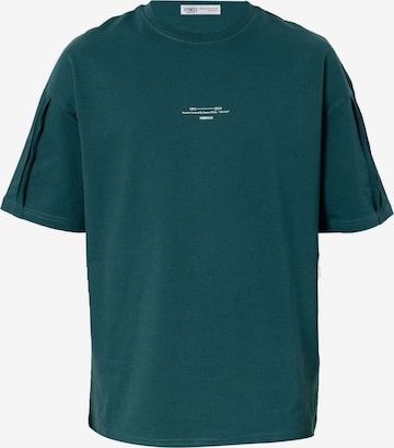 VAMOS CLO Tričko – modrá: přední strana