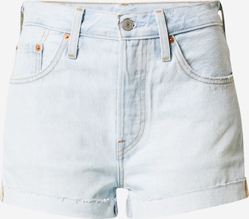 LEVI'S Regular Jeans '501® ORIGINAL SHORT DARK INDIGO - WORN I' in Blue: front