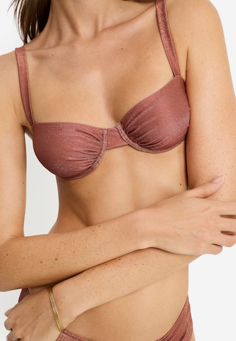 Invisible Hauts de bikini LSCN by LASCANA en marron