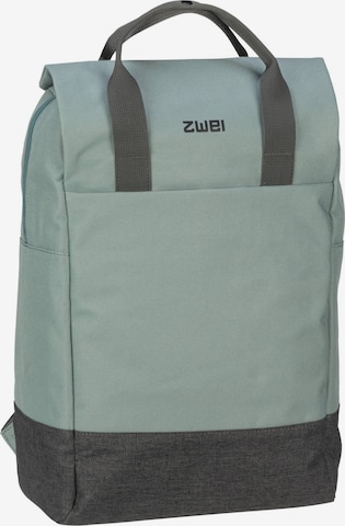 ZWEI Backpack in Green: front