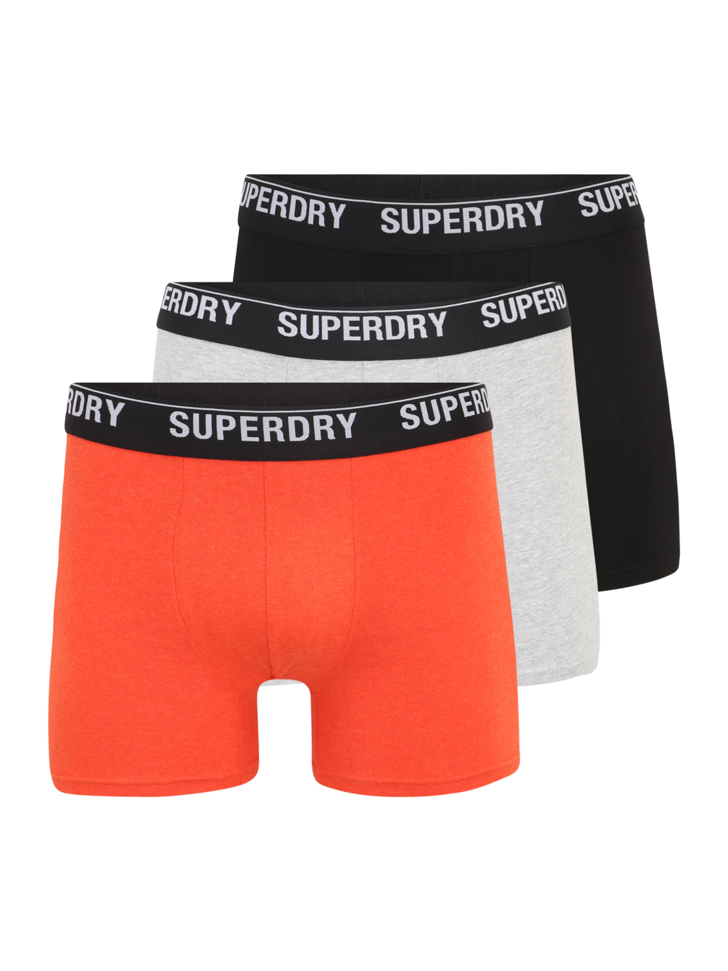 pelēks Superdry Bokseršorti: no priekšpuses