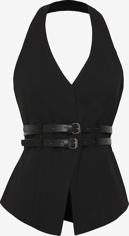 juoda Trendyol Palaidinė be rankovių: priekis