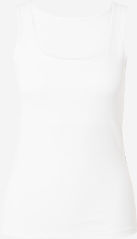 PIECES Top 'NEJA' in White: front