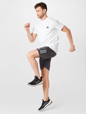 ADIDAS SPORTSWEAR Normální Sportovní kalhoty 'Own the Run' – šedá