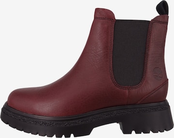 TIMBERLAND Боти Chelsea в червено: отпред