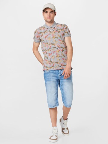 BLEND Poloshirt in Grau