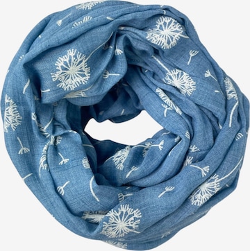 Kumixi Tunnelsjaal 'Löwenzahn' in Blauw: voorkant