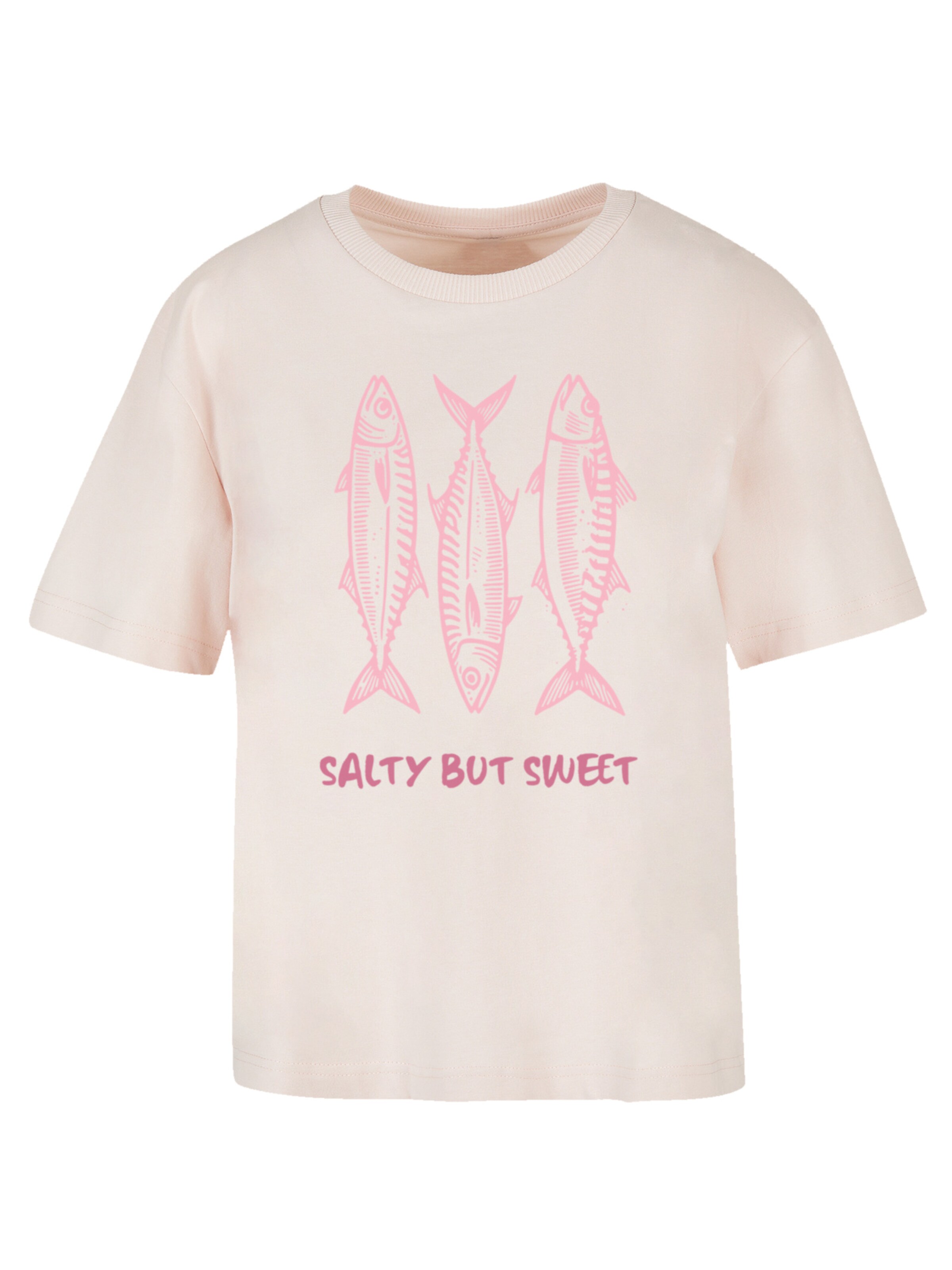 F4NT4STIC Shirt 'Salty But Sweet Summer' in Roze: voorkant