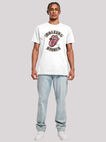 T-Shirt 'The Rolling Stones' F4NT4STIC en blanc