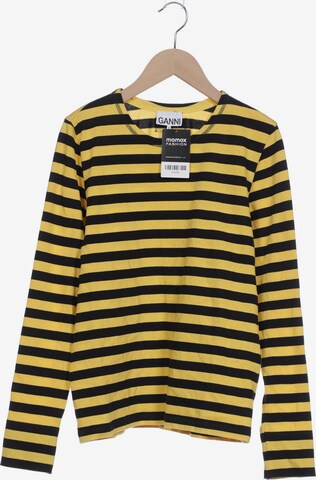 GANNI Sweatshirt & Zip-Up Hoodie in S in Yellow: front
