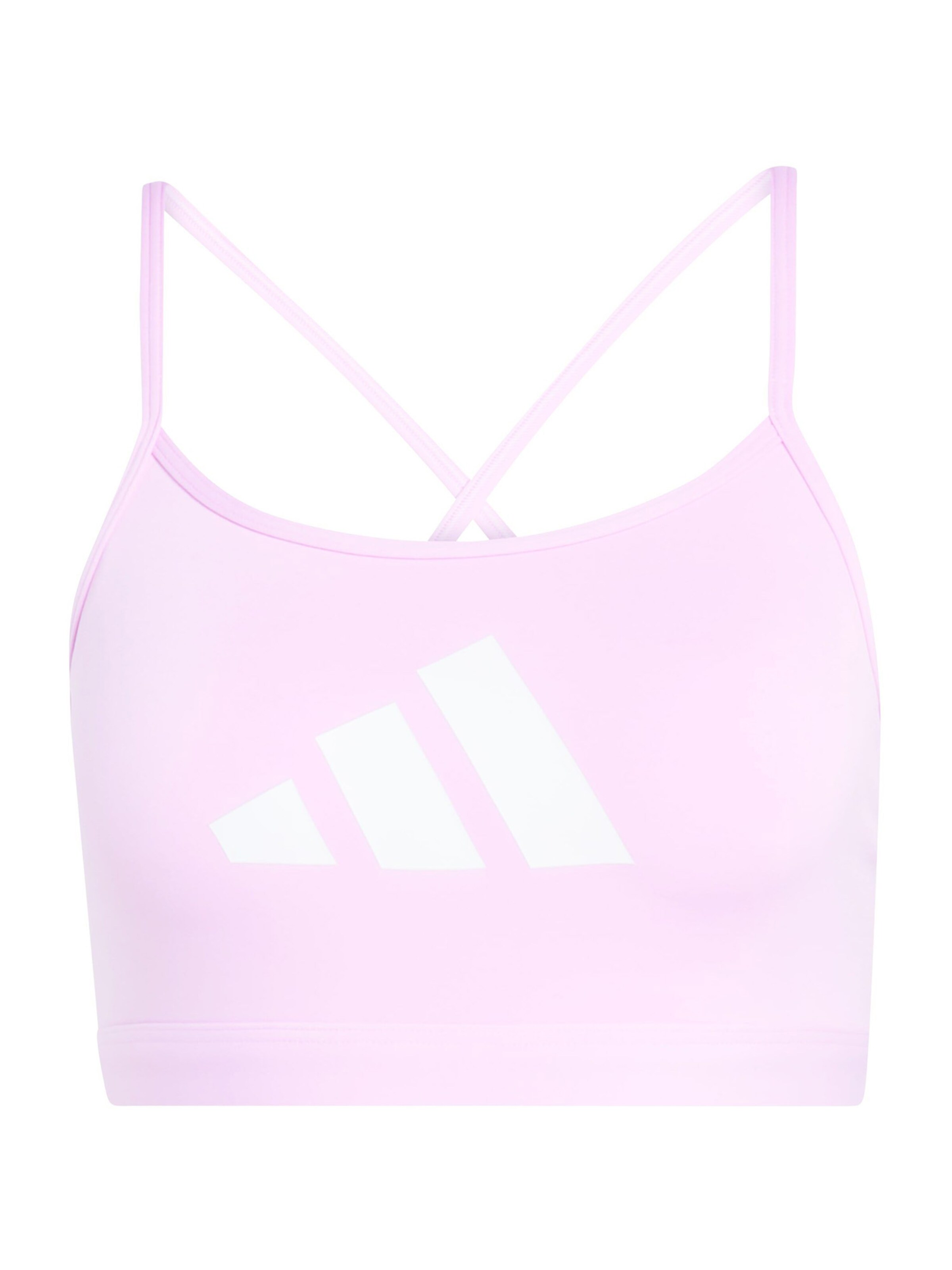 ADIDAS PERFORMANCE Бюстье Спортивный бюстгальтер 'Aeroreact' в Ярко-розовый: спереди