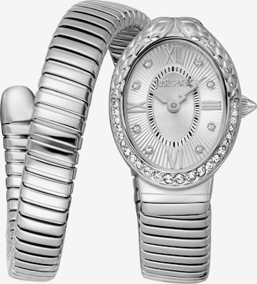 Just Cavalli Uhr in Silber: Vorderseite
