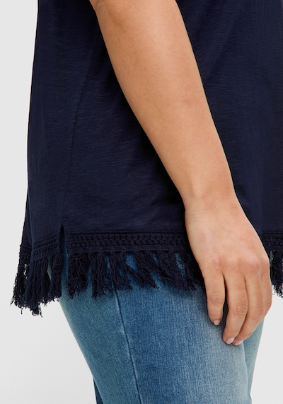 SHEEGO Camiseta en navy, Vista del producto