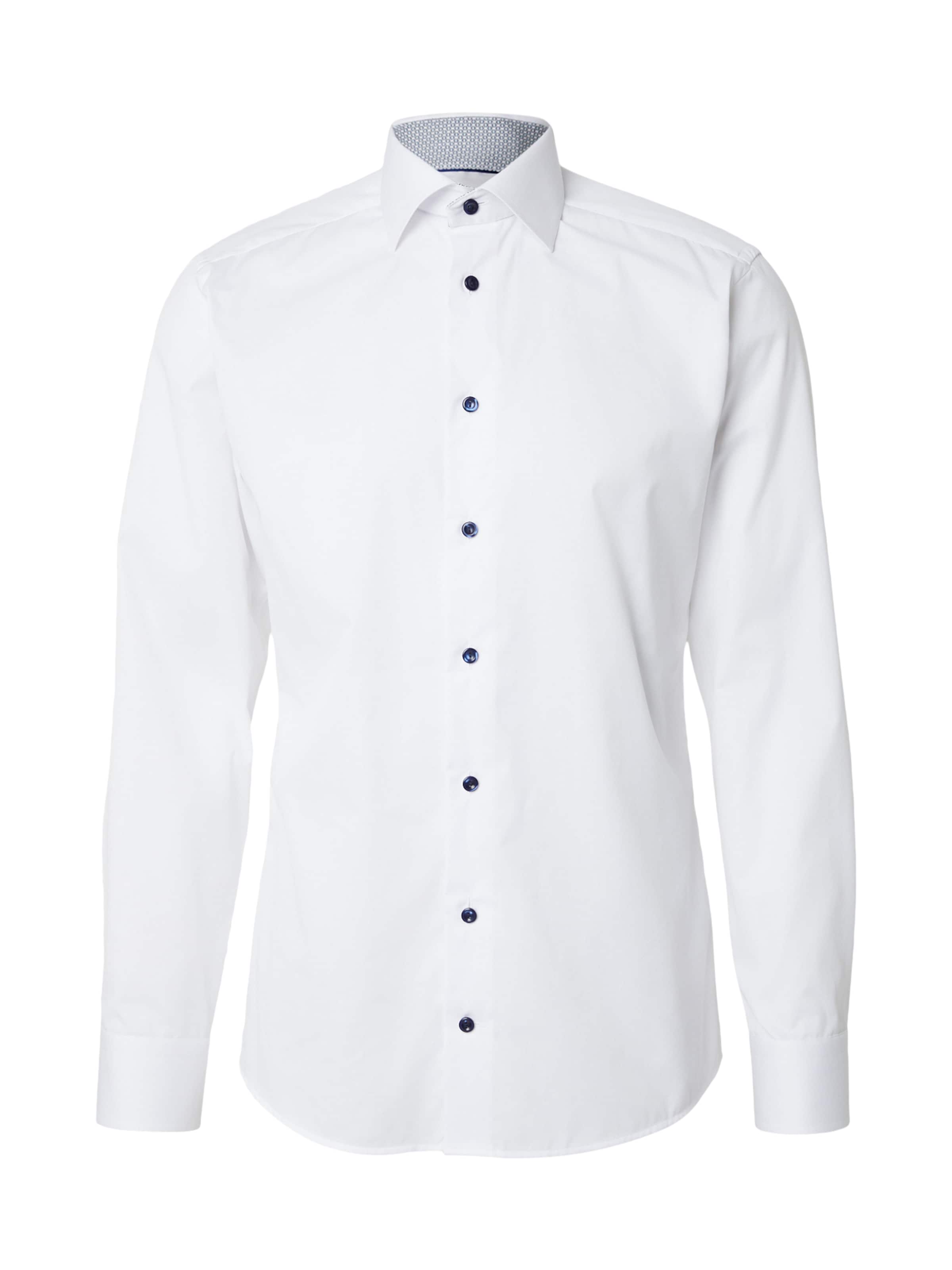 ETON Super slim fit Zakelijk overhemd in Wit: voorkant