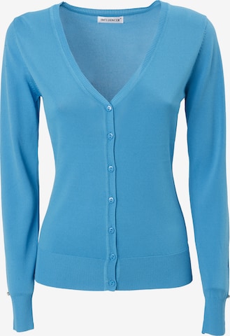Cardigan Influencer en bleu : devant