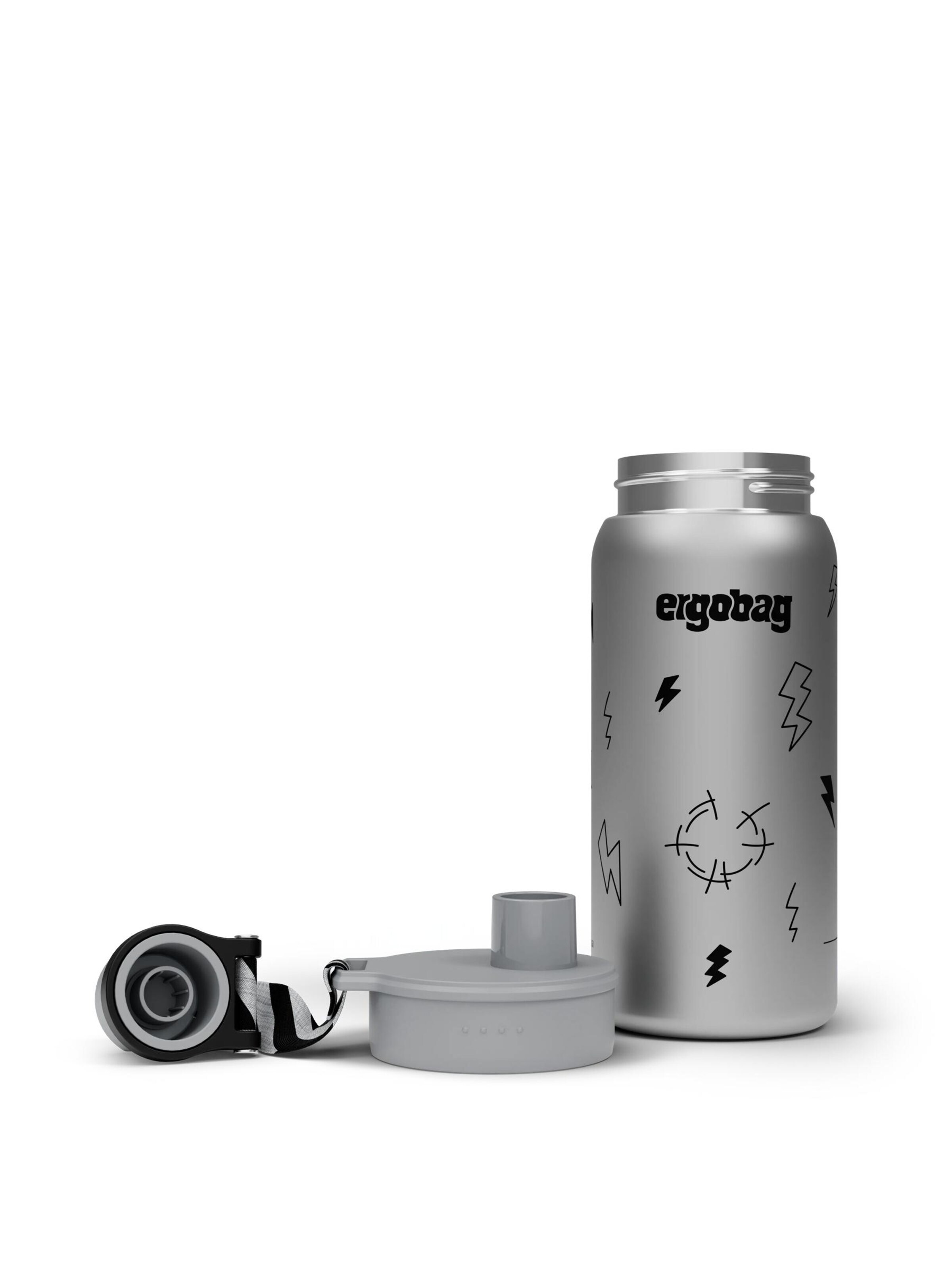ergobag Trinkflasche 'Trinkflasche Edelstahl Trinkflasche'‌‌ in Schwarz