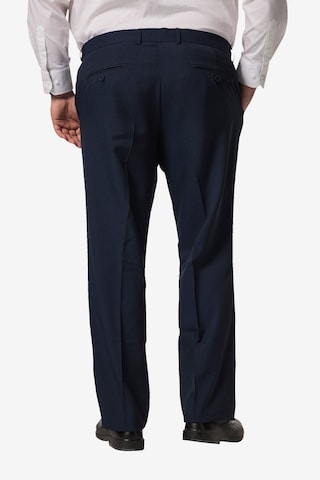 Regular Pantalon à plis Men Plus en bleu