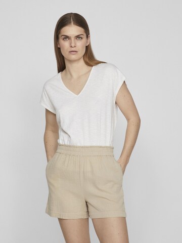 Chemisier 'VISyma' VILA en beige : devant