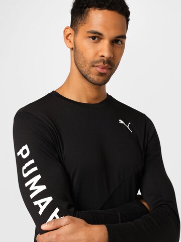 PUMA - Camiseta funcional en negro