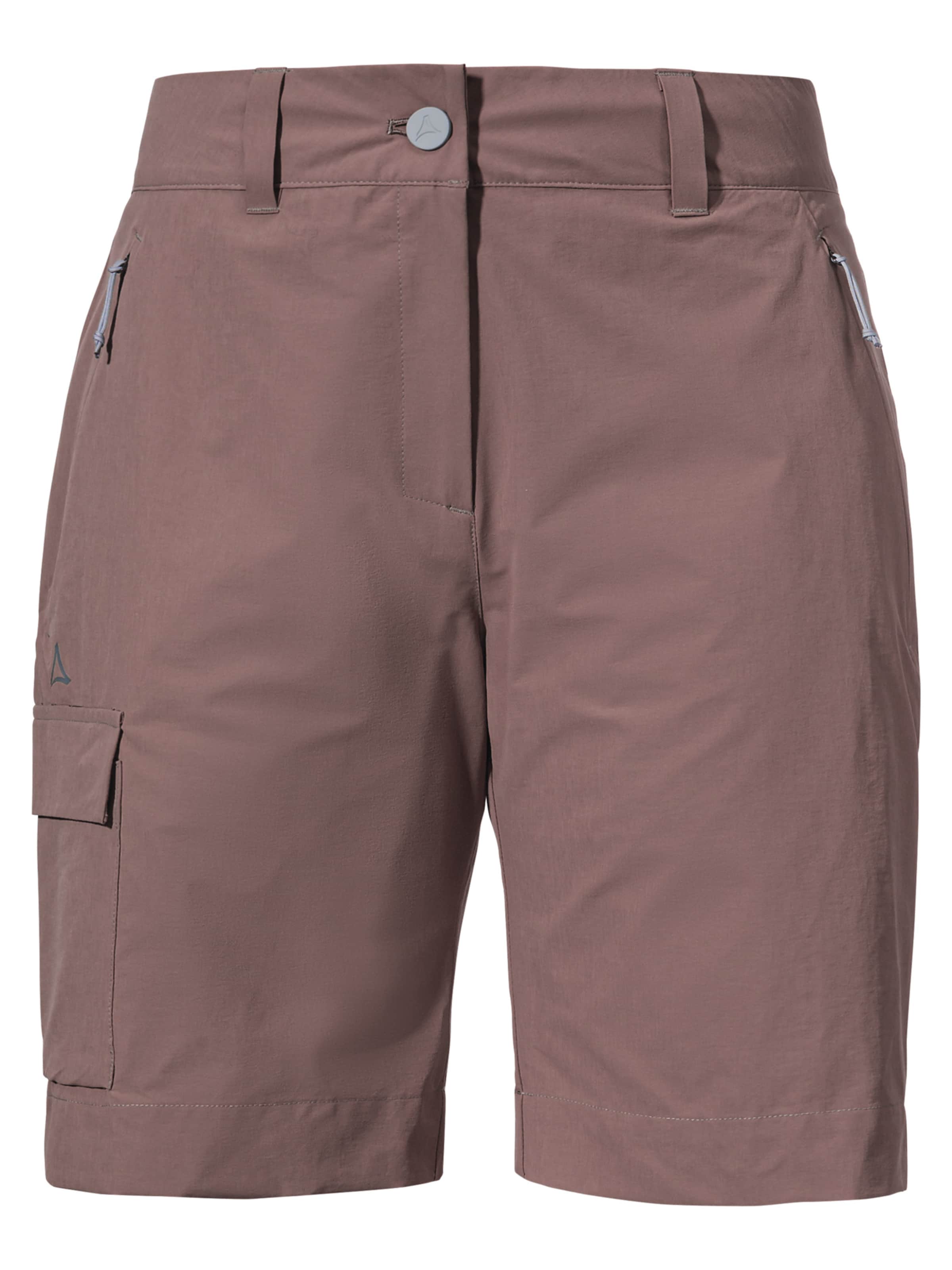 Schöffel Outdoorbroek ' Shorts Kitzstein L ' in Lila: voorkant