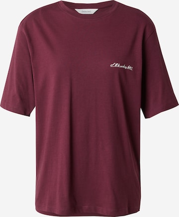 SELECTED T-Shirt 'SLFVILJA' in Lila: Vorderseite