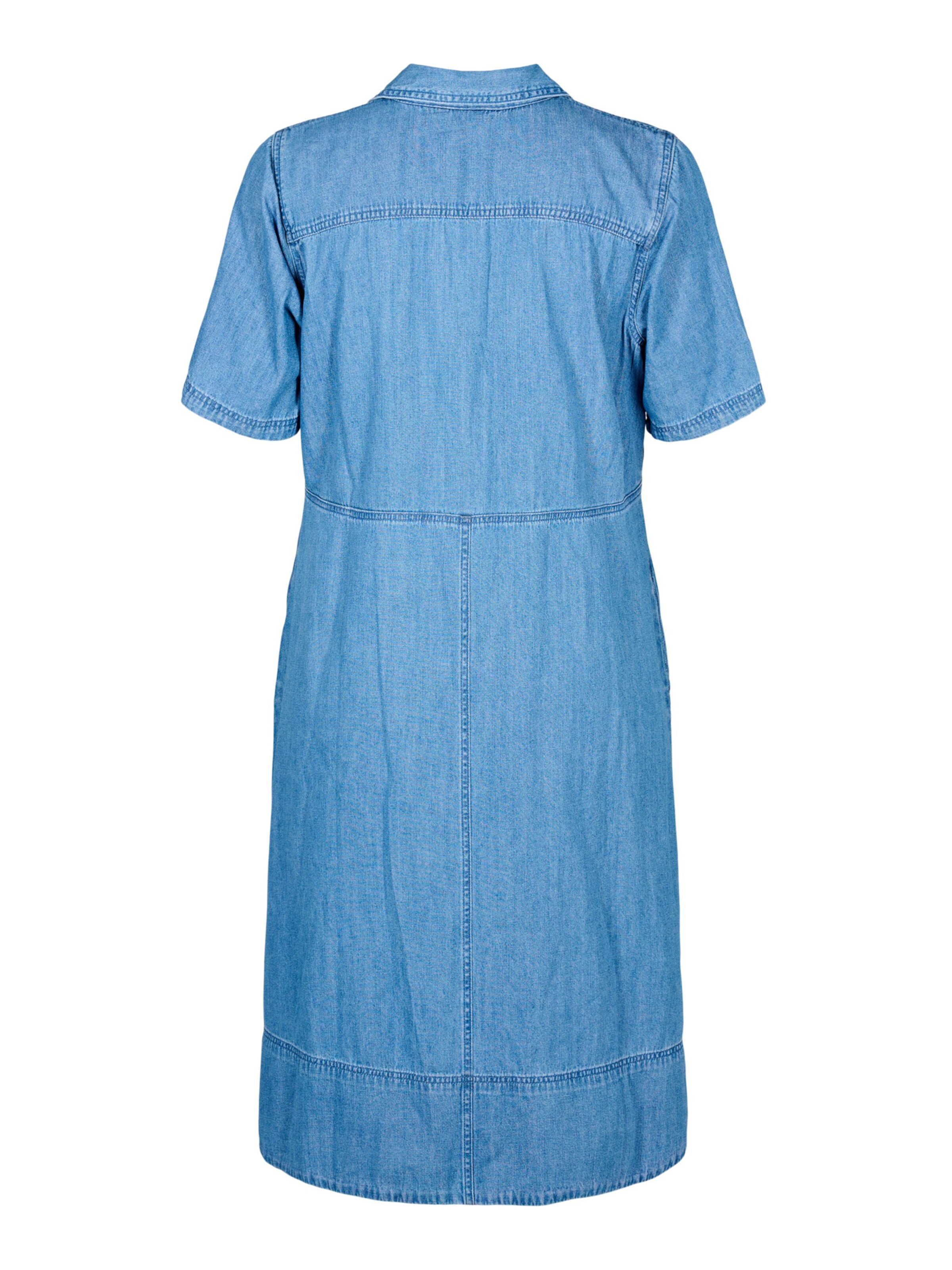 Zizzi - Vestido camisero 'Jkianta' en azul