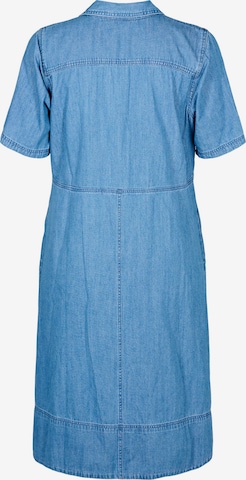 Zizzi Skjortklänning 'JKIANTA' i blå