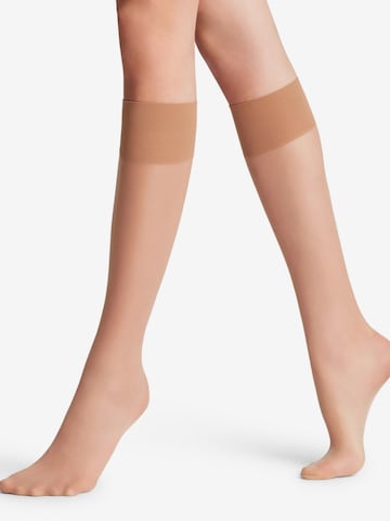 FALKE Knee High Socks in Pink: front