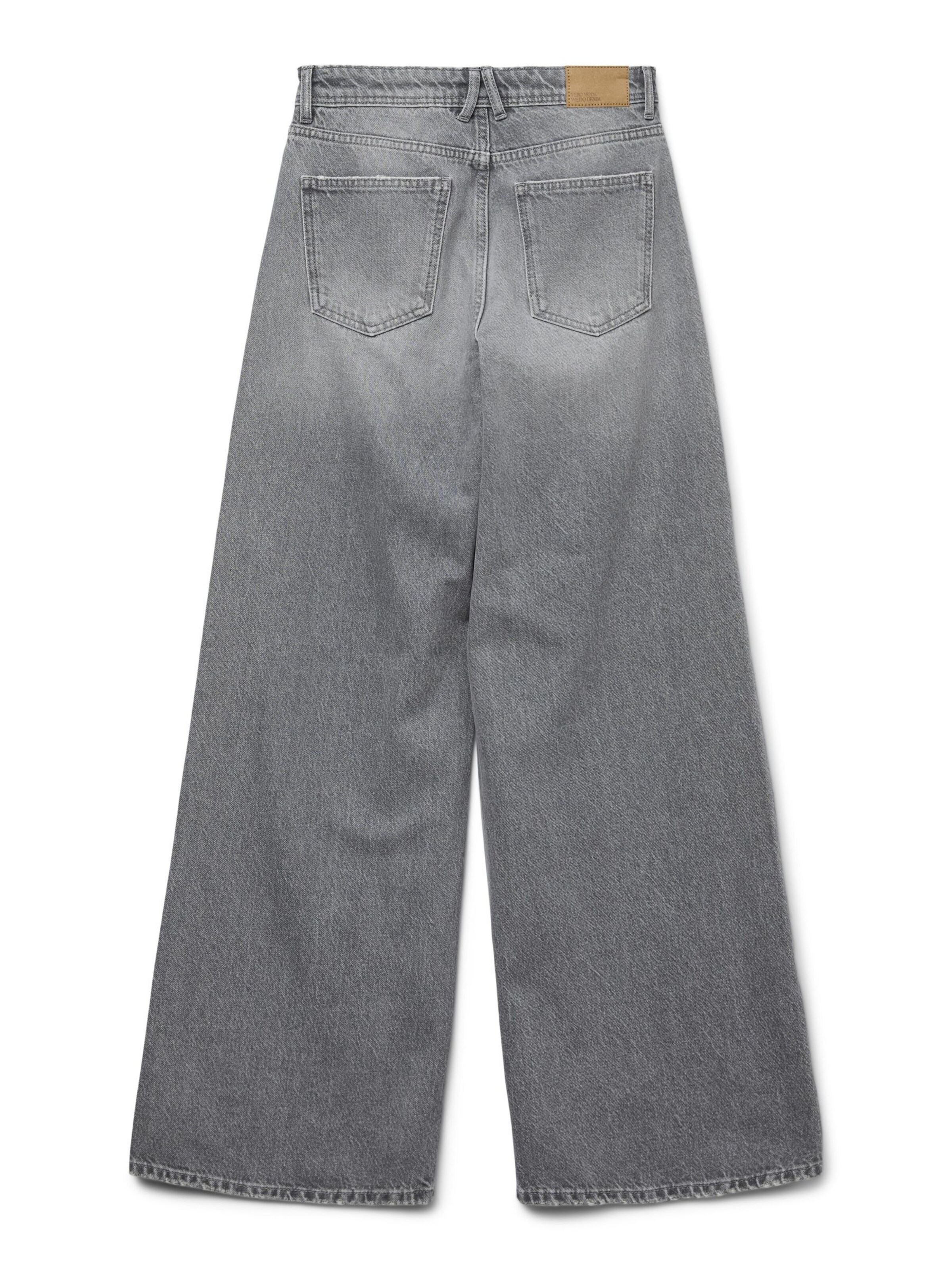 VERO MODA Wide leg Jeans 'VMRemy' in Grey