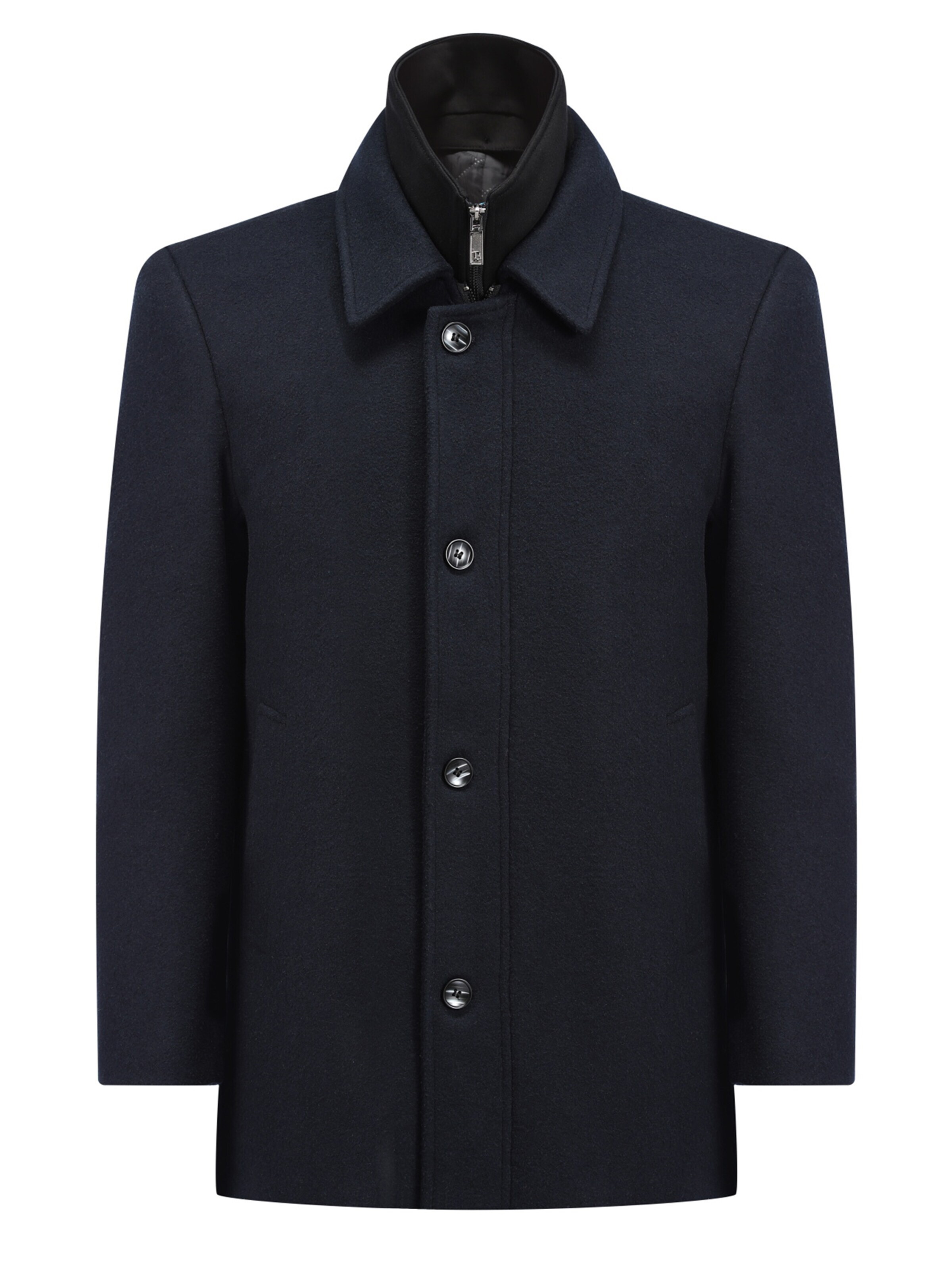 ALLTHEMEN Wintermantel 'Raureif' in Blau