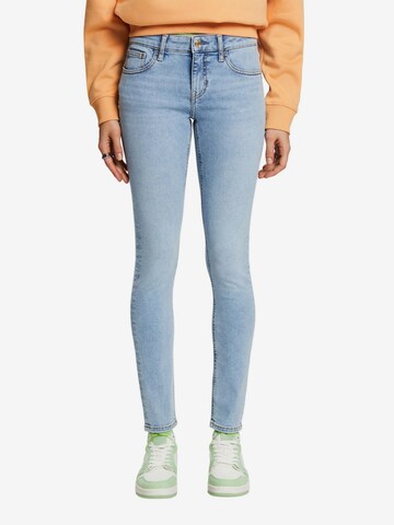 ESPRIT Skinny Jeans in Blauw: voorkant