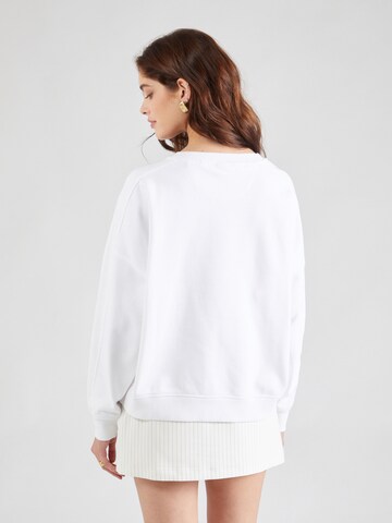 BOSS Sweatshirt 'Eland' i vit