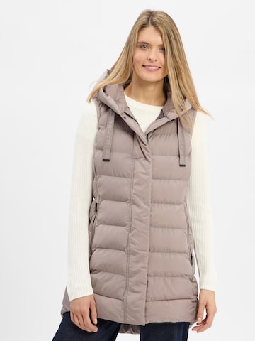 Fuchs Schmitt Weste in Beige: Vorderseite