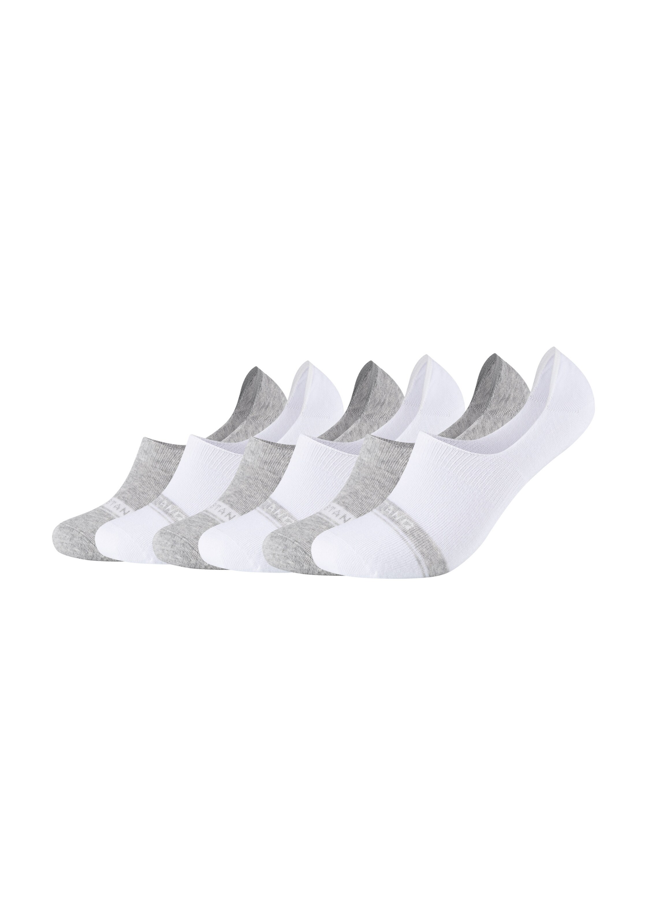 MUSTANG Ankle Socks 'True Denim' in White: front