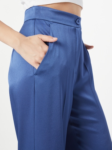 Marella Loose fit Trousers with creases 'ROSA' in Blue