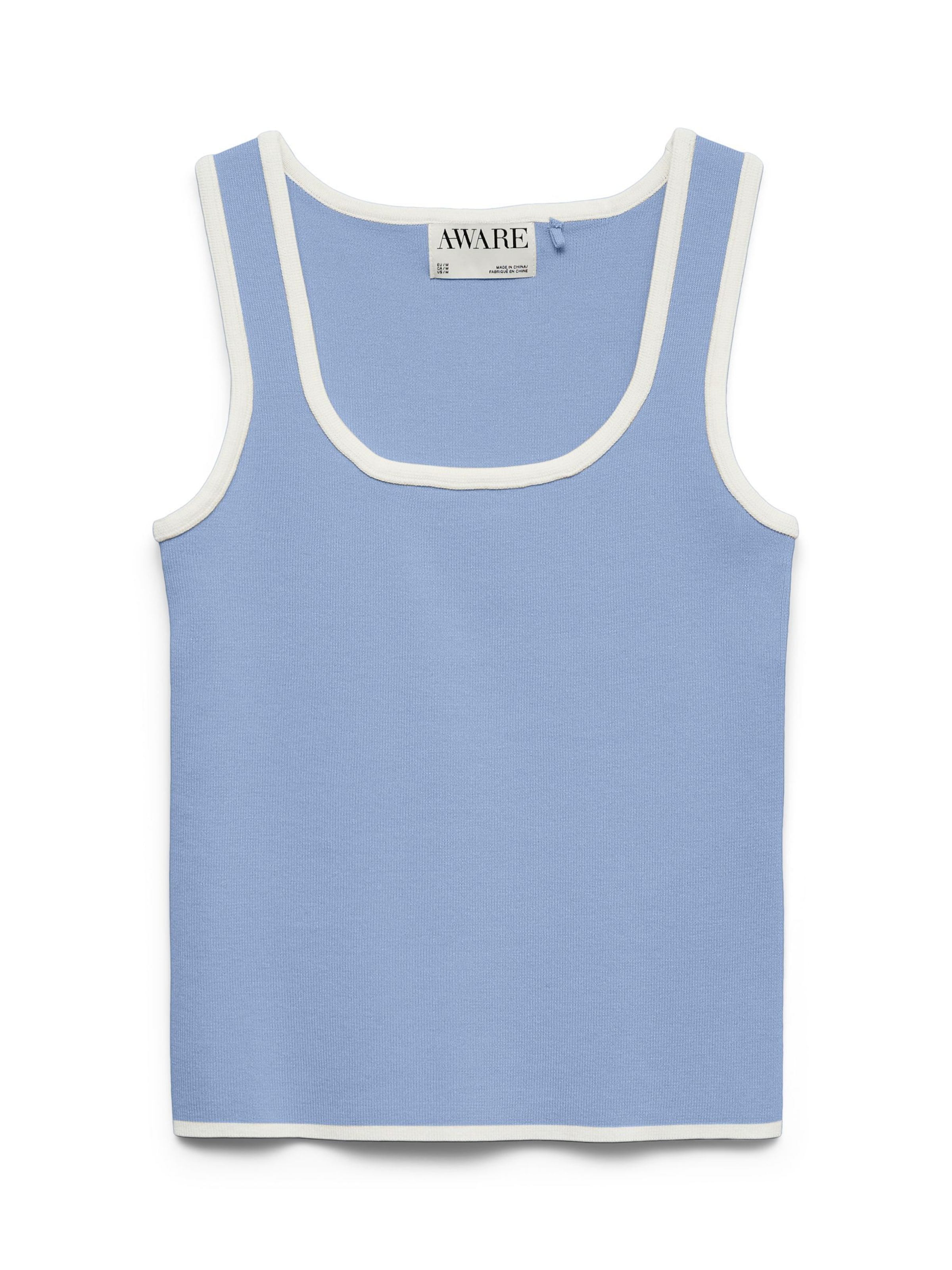 VERO MODA Top 'AWAlice' in Blauw: voorkant