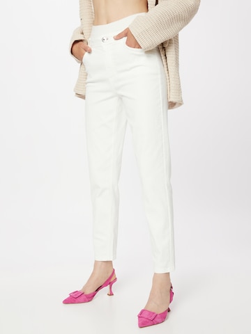 TAIFUN Slimfit Jeans in Wit: voorkant