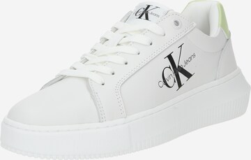 Sneaker bassa di Calvin Klein Jeans in bianco: frontale